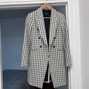 Club Monaco Check Coat